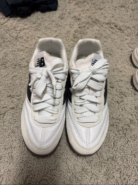 Rc42 New Balance White & Black Retro Trainer Sneakers